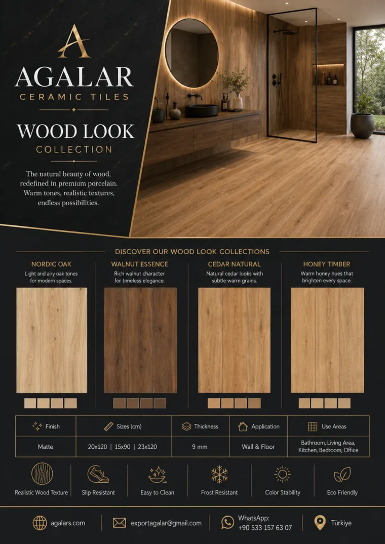 AGALAR Wood Look Collection catalog page
