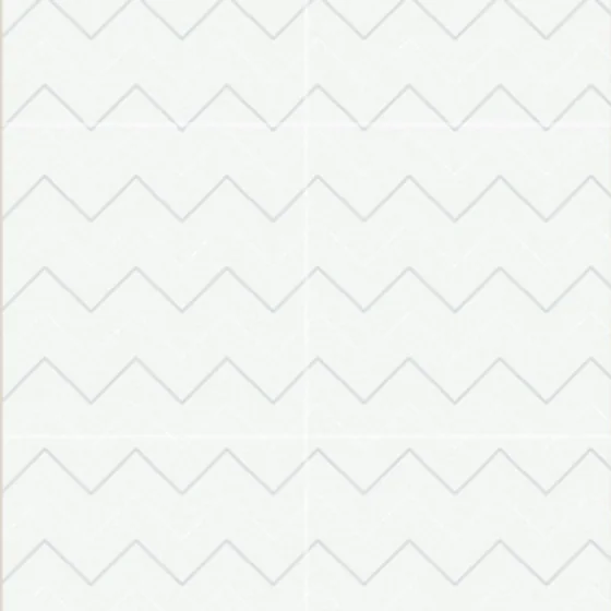 Classic White Relief Ceramic tile surface sample